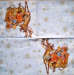 Reindeer sledge blue 1/2