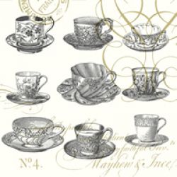 Teacups pewter