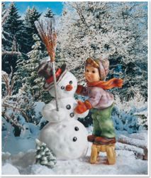 SB-Set HUMMEL-3D-Bild Winterfreude, REDDY 2002