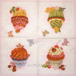 Cocktail - 4 x cupcakes rose 1/1