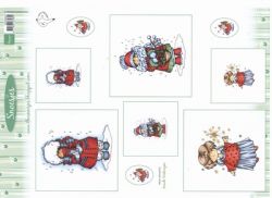Wintermdchen - Kartenaufleger - Snoesjes 3DHM0057