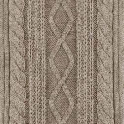 Cable stitch taupe