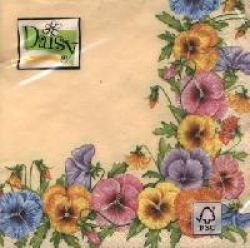 Pansy border yellow