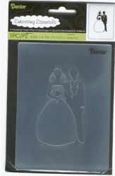 Embossingfolder Bride and Groom - Brautpaar