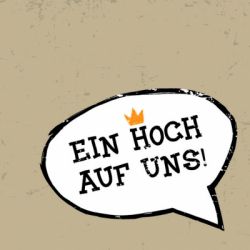 Ein Hoch auf uns beige