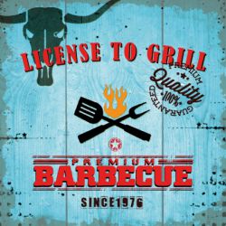 License to grill aqua