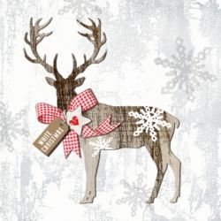 Country Xmas deer 1