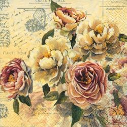 Vintage roses cream