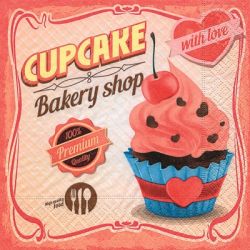 Cupcake with love