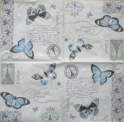 Butterflies postcard 1/2