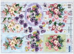 Stanzbogen Blumenbouquets - REDDY 84043