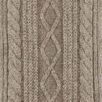 Cable stitch taupe