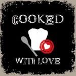 Cooked with love black