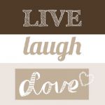 Live Laugh Love sand