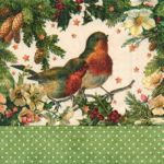 Robins in green