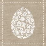 Flowers egg taupe