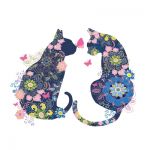 Floral cats